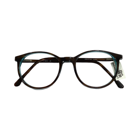 Ambition  M8089 Acetate Leopard Brown Round Full Frame 51