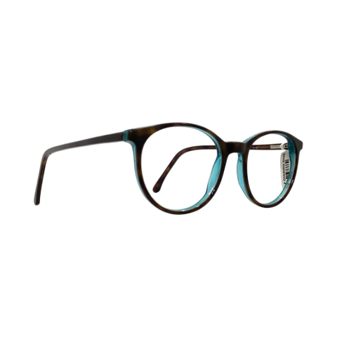 Ambition  M8089 Acetate Leopard Brown Round Full Frame 51