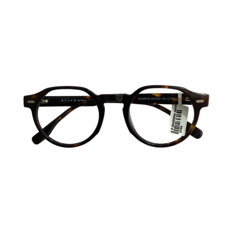 Spaco 60016c2 Acetate Leopard Brown Round Full Frame 50