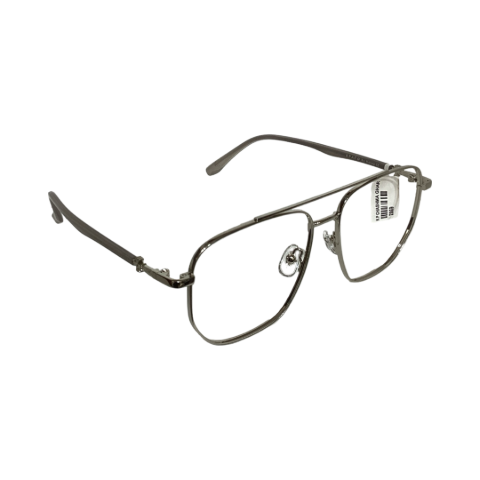 Spaco 55115 Metal Silver Square Full Frame 56