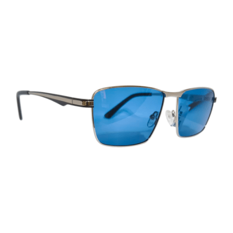 Farenheit 9011 Metal Silver Blue Rectangle Full Frame 52