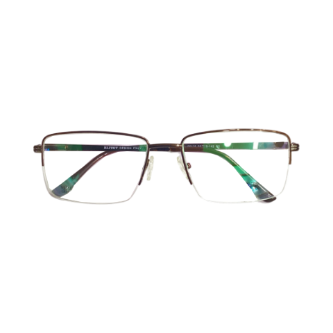 Elitet 99118 Metal Brown Rectangle Half Frame 58