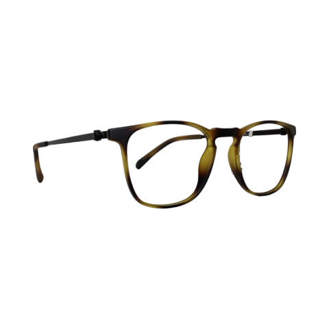 Zoe Miller HT507 Tr Flexi Leopard Brown Wayfarer Full Frame 49
