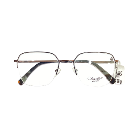 Sparkle Player 31046 Metal Brown Hexagon Half Frame 53