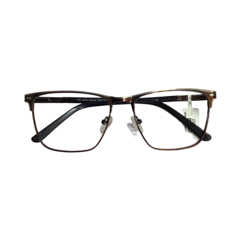 EyeJackHill yc058 Metal Brown Square Full Frame 55