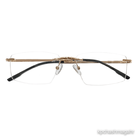 Idee 1956C2 Ip Plating Gold Square Rimless 56
