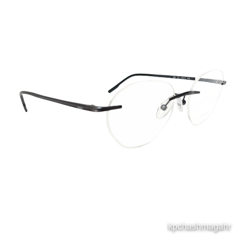 Idee 1957C2 Ip Plating Gray Round Rimless 51