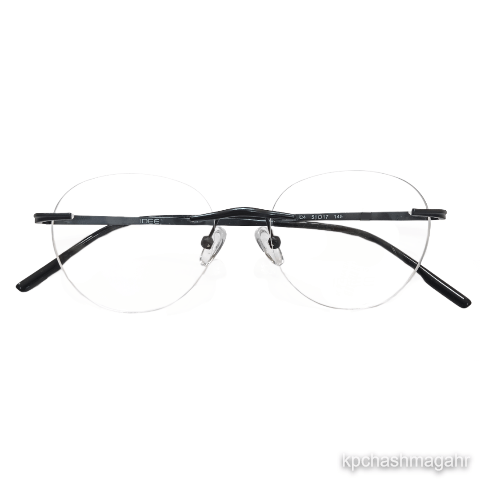 Idee 1957C2 Ip Plating Gray Round Rimless 51