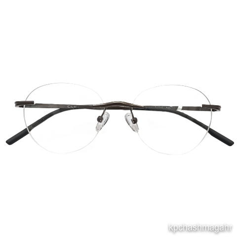 Idee 1957C3 Ip Plating Gray Round Rimless 51