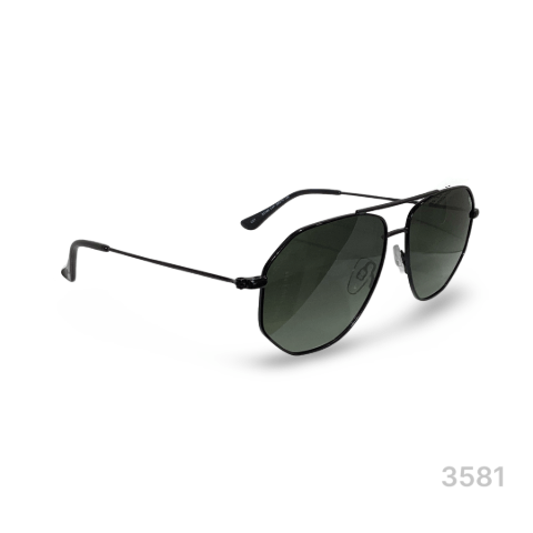 IDEE S2788C4P Metal Black Green Aviator Full Frame 58