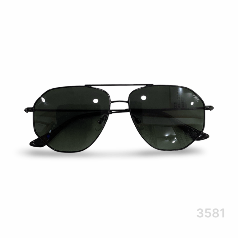 IDEE S2788C4P Metal Black Green Aviator Full Frame 58