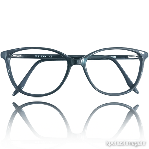 Titan Tf1008 Acetate Black Cat Eyes Full Frame 51