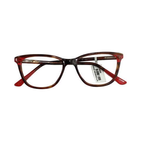 AgnesBi 2093 Acetate Leopard Brown Trendy Cat Full Frame 51