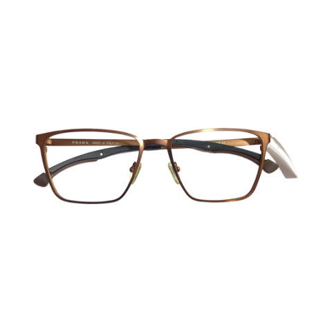 Prada 1447 Metal Copper Square Full Frame 55