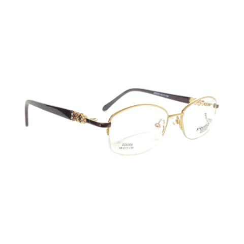 Piramyd 2032008 Metal Gold Oval Full Frame 48