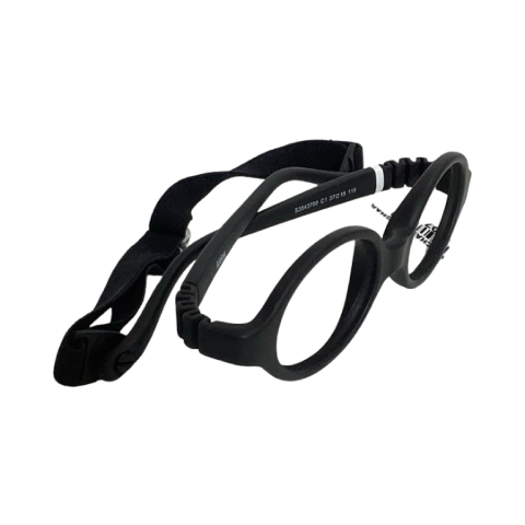 Kidos S3543700 Tr Flexi Black Round Full Frame 37