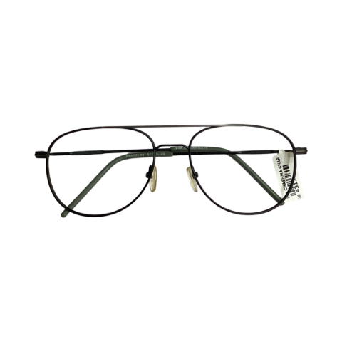Intense Focus Mac026 Metal Black Aviator Full Frame 57