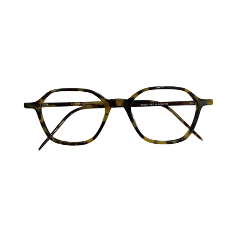 Fed Focus Fd080 Acetate Black Red Hexagon Full Frame 48