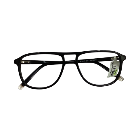 Roar R8068 Acetate Black Retro Full Frame 52