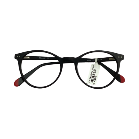 Sparkle Player 97066 Acetate Black Round Full Frame 49