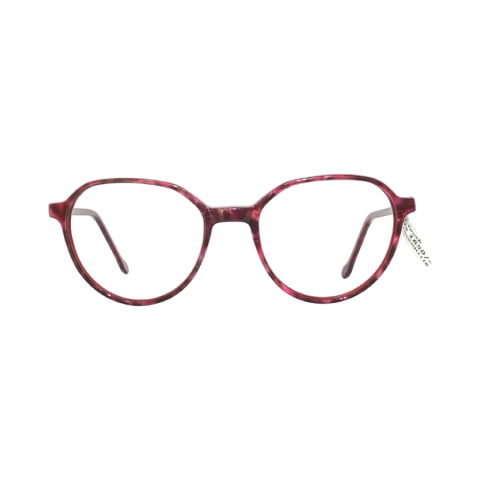 I Touch M1118 Acetate Trendy Pink Round Full Frame 52