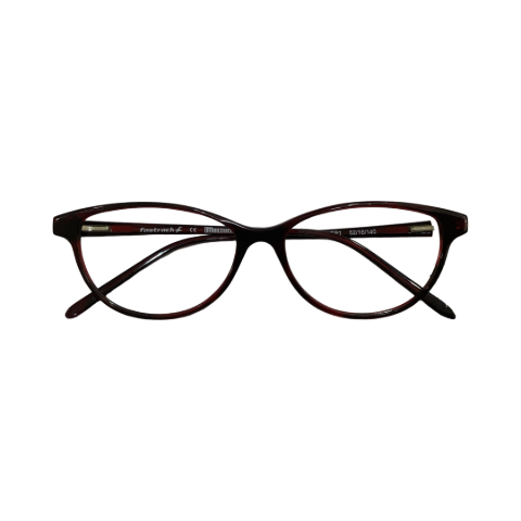 Fastrack Ft1135wfp1 Acetate Charry Red Oval Full Frame 52