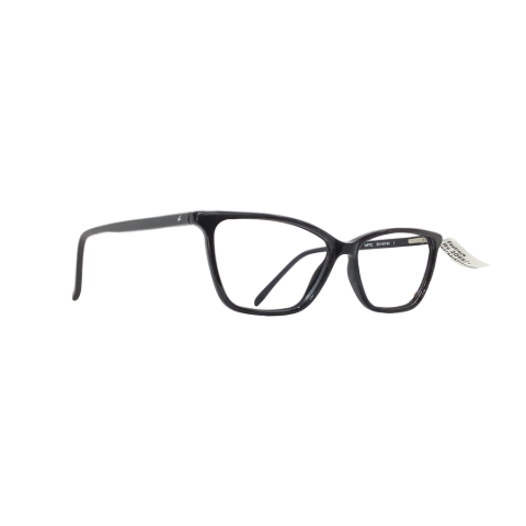 Fastrack Ft1144wfp2 Acetate Black Cat Eyes Full Frame 53