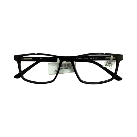 Fastrack Ft1143mfp3 Acetate Black Square Full Frame 54