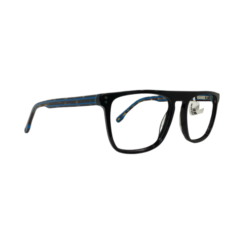 Fueel FP709 Acetate Black Square Full Frame 55