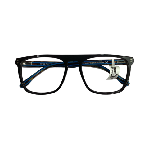Fueel FP709 Acetate Black Square Full Frame 55