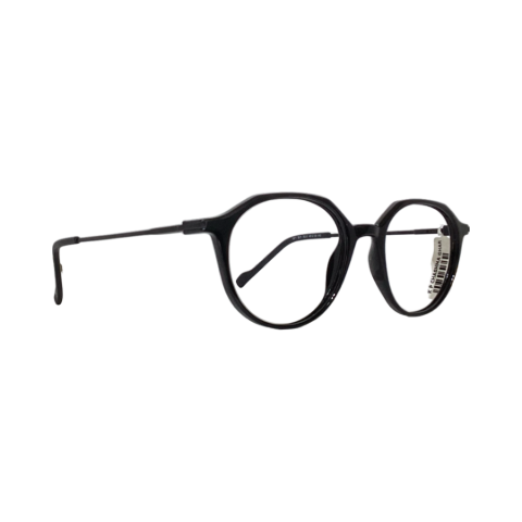 Scavin 521 Acetate Black Hexagon Full Frame 49