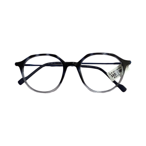Scavin 521 Acetate Leopard Blue Hexagon Full Frame 49