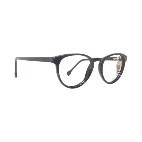 Page4 12037 Acetate Black Round Full Frame 52