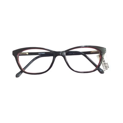 Rotino 3754 Acetate Black Cat Eyes Full Frame 52