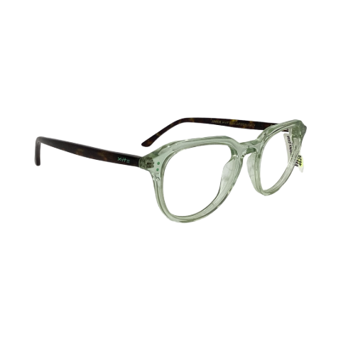 Xite 1228 Acetate Transparent Gray Round Full Frame 45