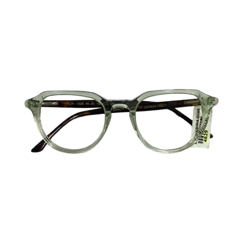 Xite 1228 Acetate Transparent Gray Round Full Frame 45