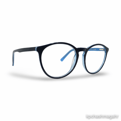 Provo Pr6259 Acetate Black Blue Round Full Frame 50