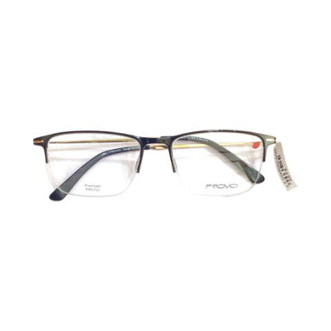 Provo Pr5751 Metal Tr Black Gold Square Full Frame 52