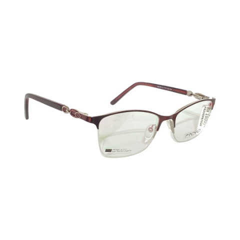 Provo Pr7920 Metal Wine Oval Half Frame 51