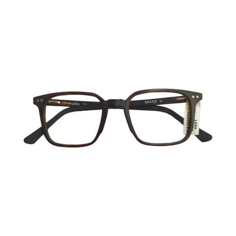 Makev M2056 Acetate Leopard Brown Square Full Frame 54