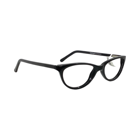 Bubblegame M1015 Acetate Black Cat Eyes Full Frame 48