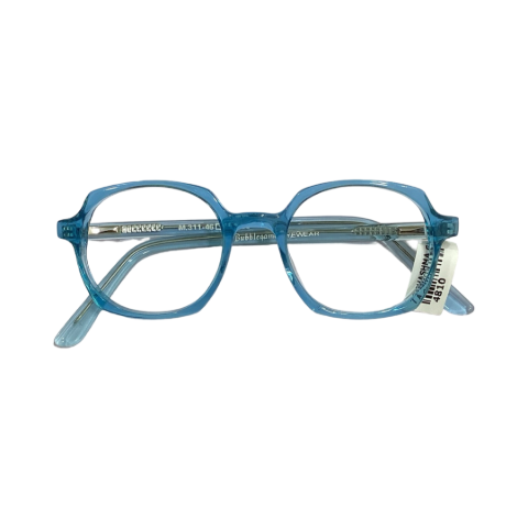 Bubblegame M311 Acetate Blue Round Full Frame 46
