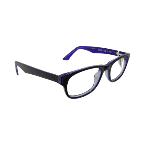 Sunline M3704 Acetate Black Blue Oval Full Frame 52