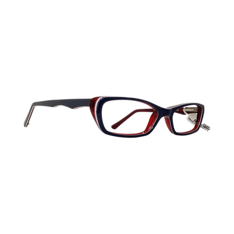 Sunline M3721 Acetate Black Red Rectangle Full Frame 50