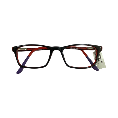 Sunline M7010 Acetate Black Red Square Full Frame 50