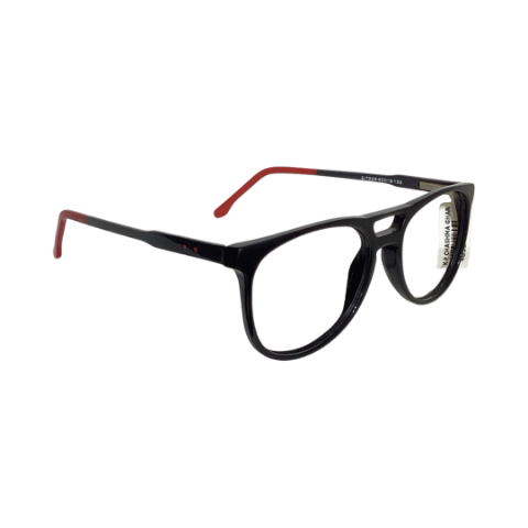 Solar S7229 Acetate Black Red Retro Full Frame 50
