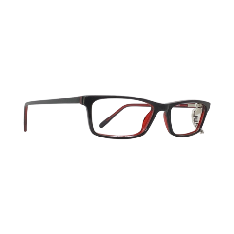 Solar S7223 Acetate Black Rectangle Full Frame 52