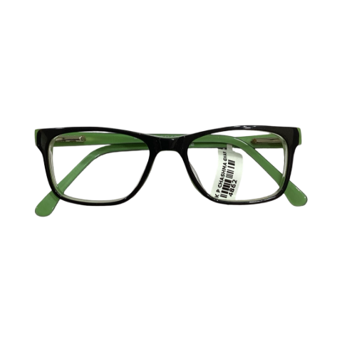 Romee M7001 Acetate Black Green Square Full Frame 46