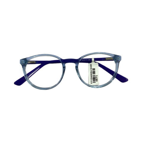 Provo 1352 Acetate Blue Round Full Frame 44