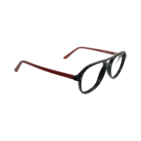 Monex Mod05 Acetate Black Red Retro Full Frame 48